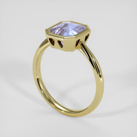 2.51 Ct. Violet Sapphire Ring, 14K Yellow Gold 2