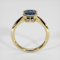 2.12 Ct. Blue Sapphire Ring, 14K Yellow Gold 3