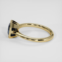 2.12 Ct. Blue Sapphire Ring, 14K Yellow Gold 4