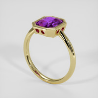 2.62 Ct. Purple Sapphire Ring, 14K Yellow Gold 2