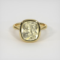 7.16 Ct. Yellow Sapphire Ring, 14K Yellow Gold 1