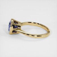 3.02 Ct. Violet Sapphire Ring, 14K Yellow Gold 4