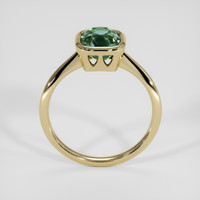 2.75 Ct. Bluish Green Sapphire Ring, 14K Yellow Gold 3