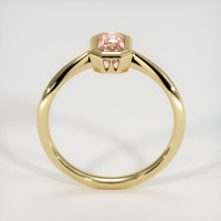 0.61 Ct. Padparadscha Sapphire Ring, 14K Yellow Gold 3