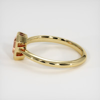 0.61 Ct. Padparadscha Sapphire Ring, 14K Yellow Gold 4