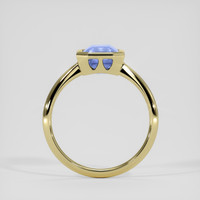 3.04 Ct. Blue Sapphire Ring, 18K Yellow Gold 3