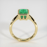 2.02 Ct. Emerald   Ring, 18K Yellow Gold 3