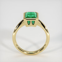 2.02 Ct. Emerald Ring, 18K Yellow Gold 3