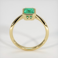 1.38 Ct. Emerald Ring, 18K Yellow Gold 3