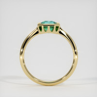 1.38 Ct. Emerald Ring, 18K Yellow Gold 3