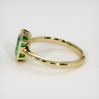 1.38 Ct. Emerald Ring, 18K Yellow Gold 4