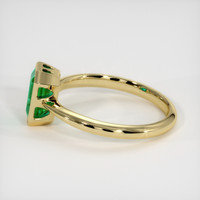 1.42 Ct. Emerald Ring, 18K Yellow Gold 4
