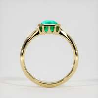 1.59 Ct. Emerald Ring, 18K Yellow Gold 3