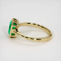 1.59 Ct. Emerald Ring, 18K Yellow Gold 4