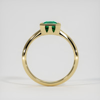 1.04 Ct. Emerald Ring, 18K Yellow Gold 3