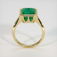 4.00 Ct. Emerald Ring, 18K Yellow Gold 3