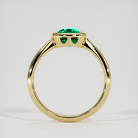 1.37 Ct. Emerald Ring, 18K Yellow Gold 3