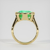4.95 Ct. Emerald Ring, 18K Yellow Gold 3