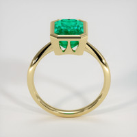 2.63 Ct. Emerald Ring, 18K Yellow Gold 3