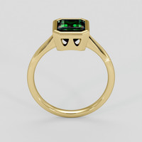 1.63 Ct. Green Chrome Tourmaline Ring, 18K Yellow Gold 3