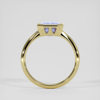 2.51 Ct. Violet Sapphire Ring, 18K Yellow Gold 3