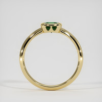 0.83 Ct. Green Sapphire Ring, 18K Yellow Gold 3