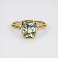 2.29 Ct. Bi Color Sapphire Ring, 18K Yellow Gold 1