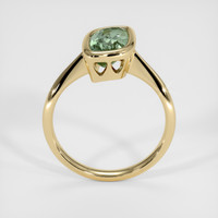 1.76 Ct. Green Sapphire Ring, 18K Yellow Gold 3