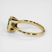1.76 Ct. Green Sapphire Ring, 18K Yellow Gold 4