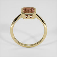 1.85 Ct. Orangish Brown Sapphire Ring, 18K Yellow Gold 3