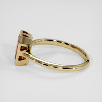 1.85 Ct. Orangish Brown Sapphire Ring, 18K Yellow Gold 4