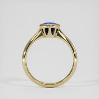 2.22 Ct. Blue Sapphire Ring, 18K Yellow Gold 3