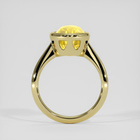 6.92 Ct. Yellow Sapphire Ring, 18K Yellow Gold 3