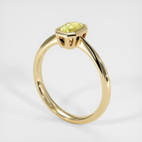 1.12 Ct. Yellow Sapphire Ring, 18K Yellow Gold 2