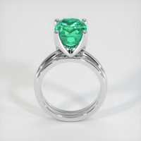 4.09 Ct. Emerald   Ring, Platinum 950 3