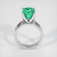 4.09 Ct. Emerald Ring, Platinum 950 3