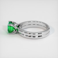 1.36 Ct. Emerald Ring, Platinum 950 4