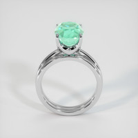 3.26 Ct. Emerald Ring, Platinum 950 3