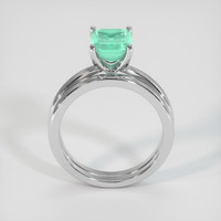 1.59 Ct. Emerald Ring, Platinum 950 3