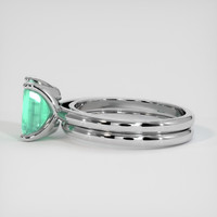 1.59 Ct. Emerald Ring, Platinum 950 4