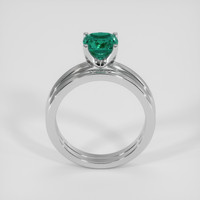 1.72 Ct. Bluish Green Sapphire Ring, Platinum 950 3