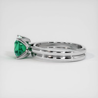 2.09 Ct. Emerald Ring, Platinum 950 4