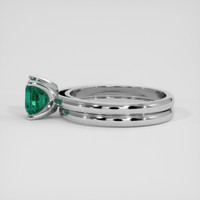 1.72 Ct. Bluish Green Sapphire Ring, 10K White Gold 4