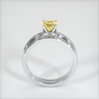 0.81 Ct. Yellow Sapphire Ring, 10K White Gold 3