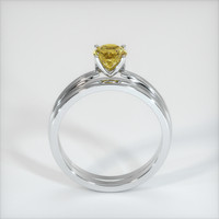 0.81 Ct. Yellow Sapphire Ring, 10K White Gold 3