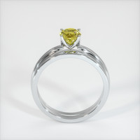 0.80 Ct. Sapphire Ring, 14K White Gold 3