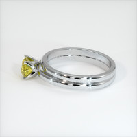 0.80 Ct. Sapphire Ring, 14K White Gold 4