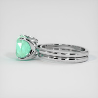 3.26 Ct. Emerald Ring, 18K White Gold 4