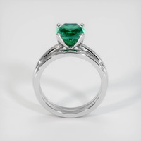 2.09 Ct. Emerald Ring, 18K White Gold 3