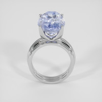 13.97 Ct. Bi Color Sapphire Ring, 18K White Gold 3